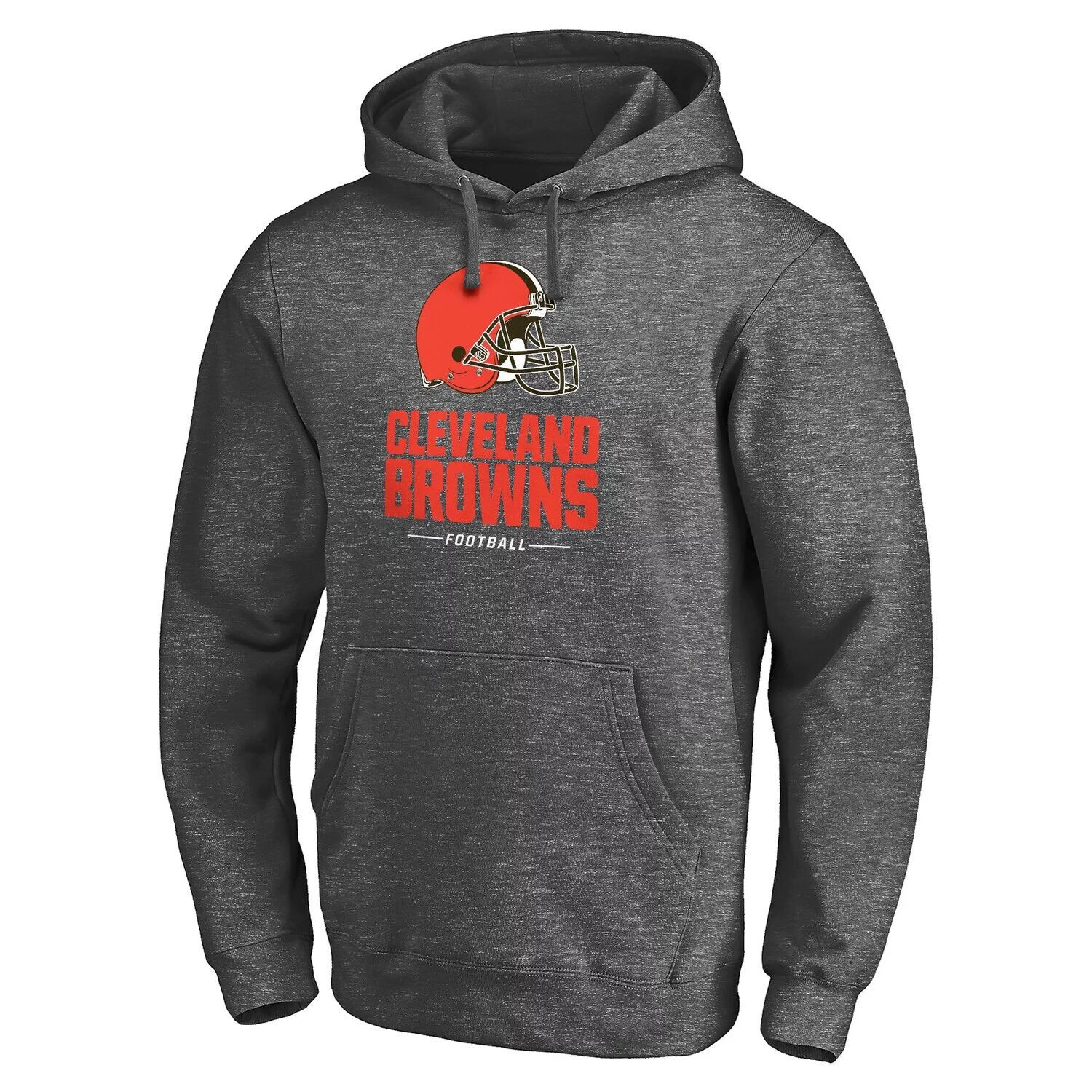 Мужской пуловер с капюшоном с фирменным рисунком и древесным углем Cleveland Browns Big & Tall Team Lockup Fanatics
Мужской пуловер с капюшоном с фирменным рисунком и древесным углем Cleveland Browns Big & Tall Team Lockup Fanatics