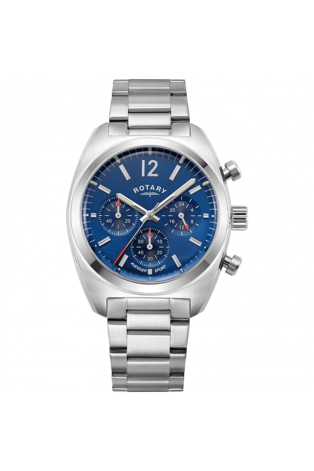 Классические аналоговые часы Avenger Sport из нержавеющей стали — GB05485/05 Rotary, синий
Классические аналоговые часы Avenger Sport из нержавеющей стали — GB05485/05 Rotary, синий