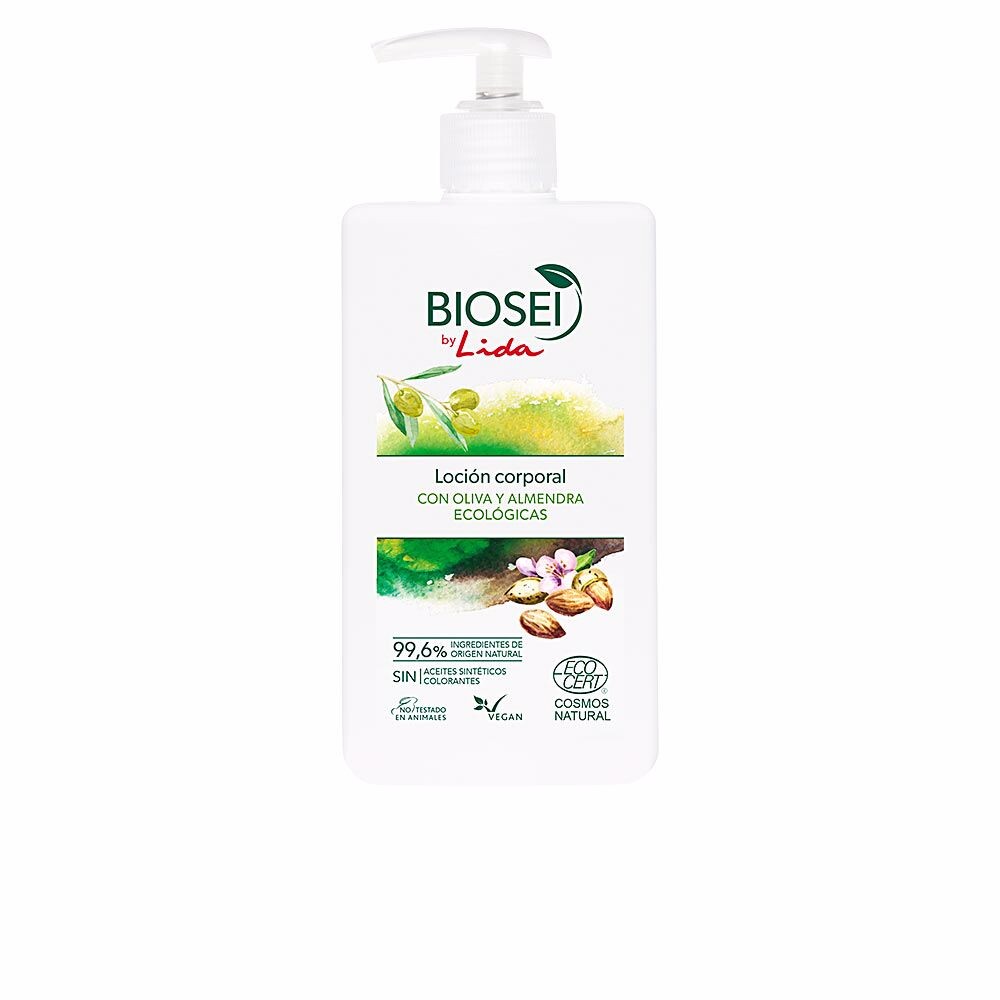Увлажняющий крем для тела Biosei Loción Corporal Con Oliva Y Almendra Lida, 250 мл
Увлажняющий крем для тела Biosei Loción Corporal Con Oliva Y Almendra Lida, 250 мл