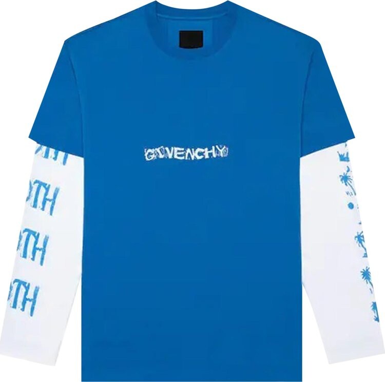 Футболка Givenchy Oversized Double Layer Print Long-Sleeve T-Shirt 'Bright Blue', синий
Футболка Givenchy Oversized Double Layer Print Long-Sleeve T-Shirt 'Bright Blue', синий
