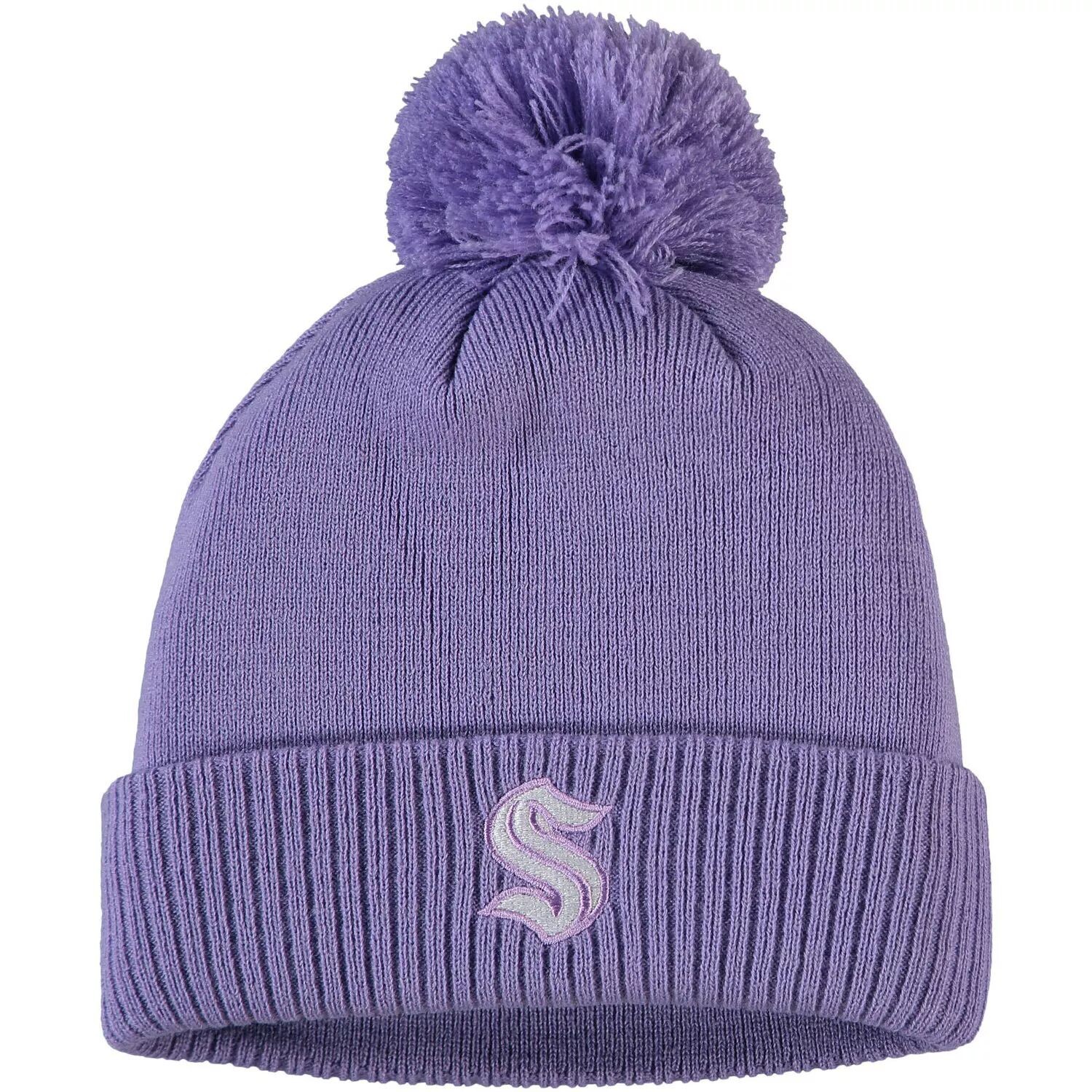 Мужская вязаная шапка adidas Purple Seattle Kraken 2021 Hockey Fights Cancer с манжетами и помпоном
Мужская вязаная шапка adidas Purple Seattle Kraken 2021 Hockey Fights Cancer с манжетами и помпоном