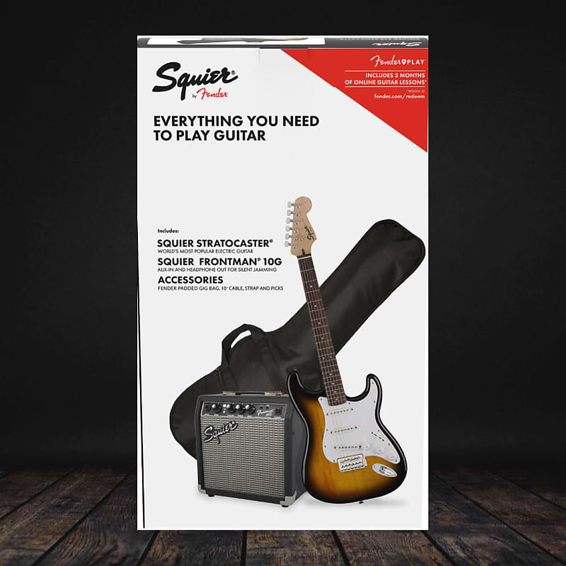 Squier Stratocaster Pack, накладка на гриф Laurel — коричневые солнечные лучи Stratocaster Pack, Laurel Fingerboard-
Squier Stratocaster Pack, накладка на гриф Laurel — коричневые солнечные лучи Stratocaster Pack, Laurel Fingerboard-