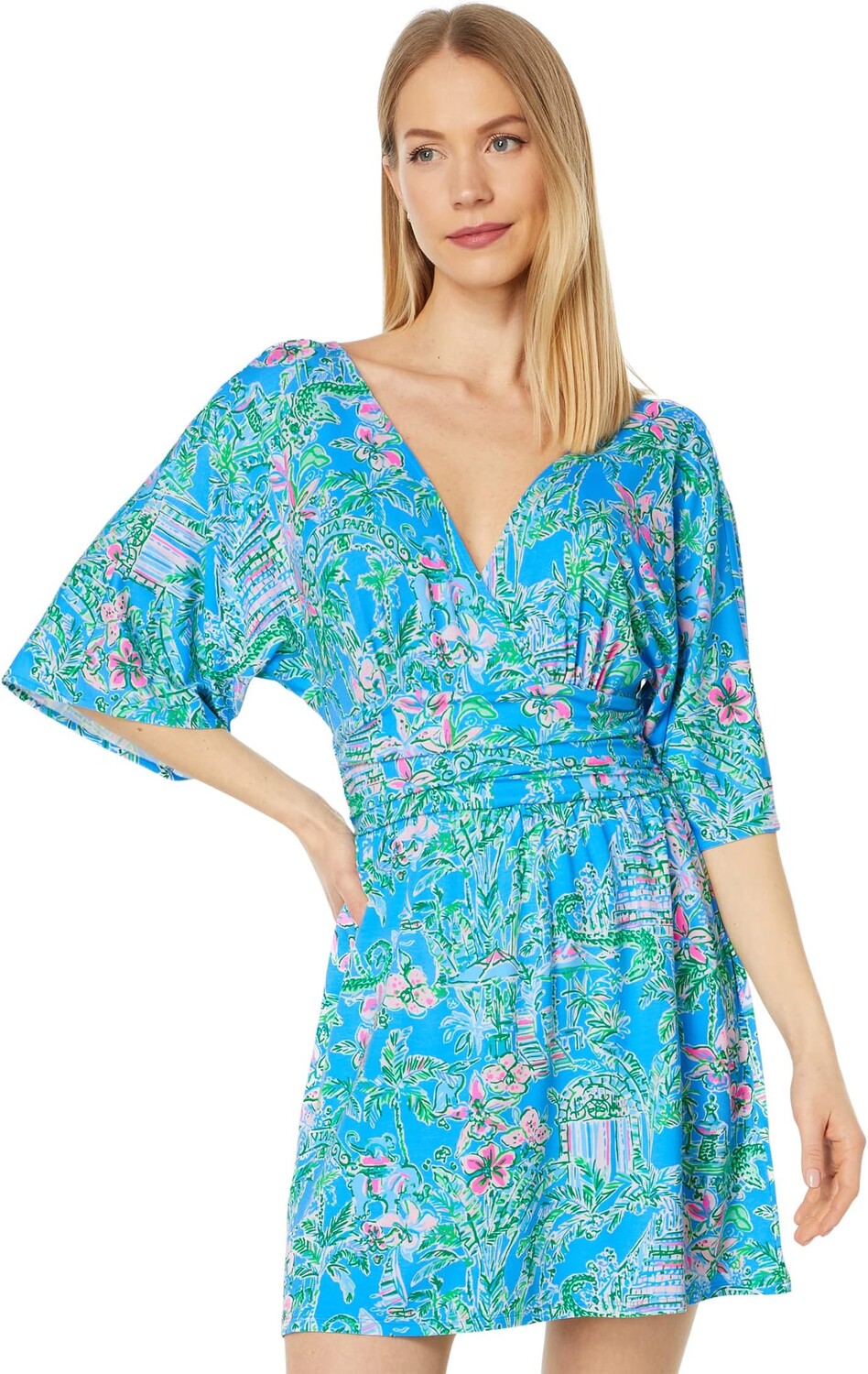 Комбинезон с короткими рукавами Parigi Lilly Pulitzer, цвет Boca Blue Beneath The Bougainvillea
Комбинезон с короткими рукавами Parigi Lilly Pulitzer, цвет Boca Blue Beneath The Bougainvillea