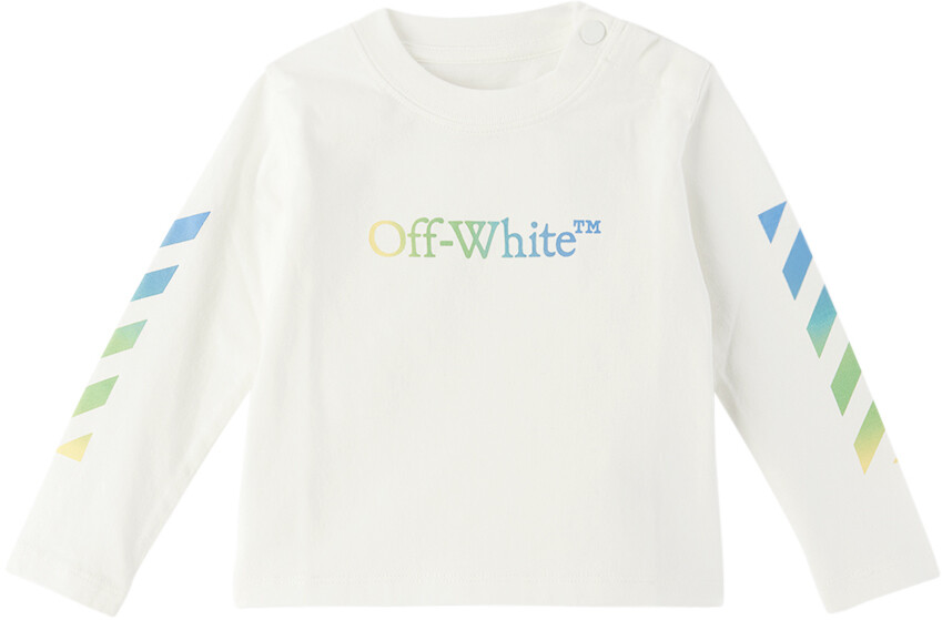 Футболка с длинным рукавом Baby White Arrow Rainbow Белый/Многоцветный Off-White
Футболка с длинным рукавом Baby White Arrow Rainbow Белый/Многоцветный Off-White