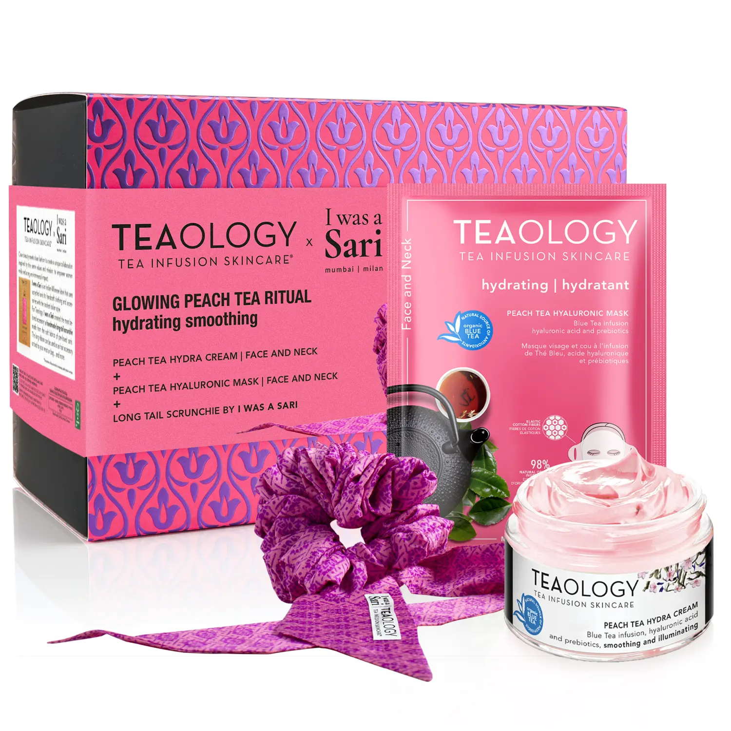 Teaology Glow Peach Tea набор: крем для лица, 50 мл + маска для лица, 21 мл + резинка для волос с платком, 1 шт.
Teaology Glow Peach Tea набор: крем для лица, 50 мл + маска для лица, 21 мл + резинка для волос с платком, 1 шт.