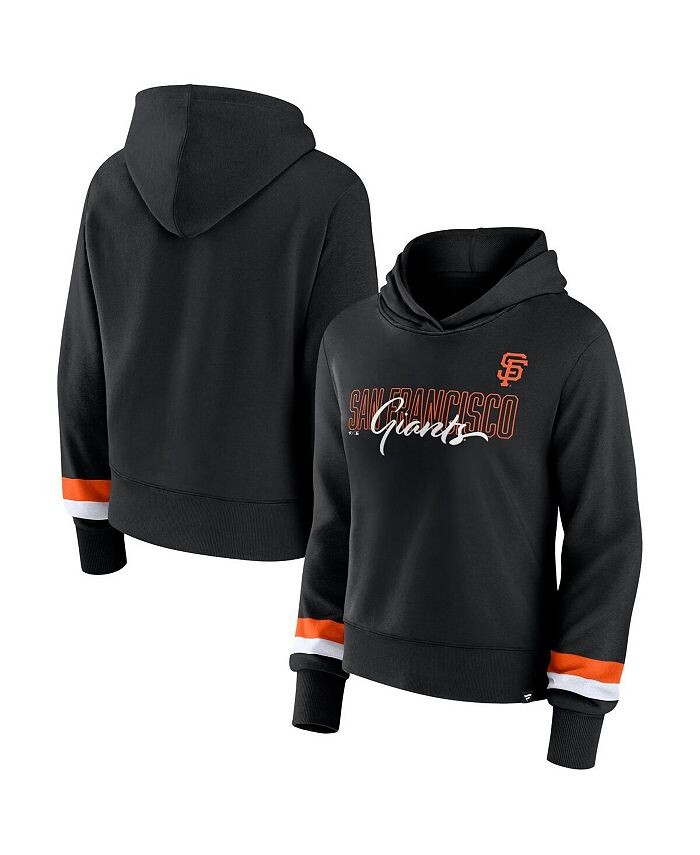 Женский черный пуловер с капюшоном San Francisco Giants с логотипом Fanatics, черный
Женский черный пуловер с капюшоном San Francisco Giants с логотипом Fanatics, черный