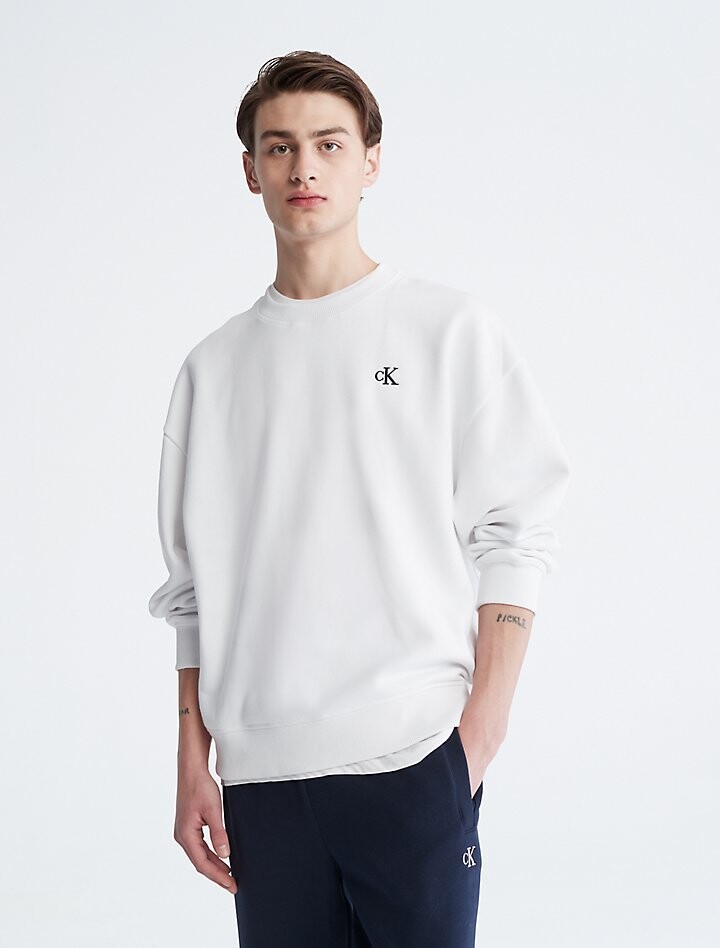 Толстовка из флиса с логотипом Archive Logo свободного кроя Calvin Klein, белый
Толстовка из флиса с логотипом Archive Logo свободного кроя Calvin Klein, белый