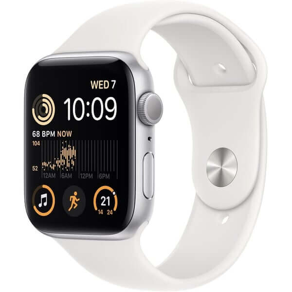 Умные часы Apple Watch Series SE Gen 2 (GPS), 40 мм, Silver Aluminum Case/White Sport Band - Regular, Серебристый
Умные часы Apple Watch Series SE Gen 2 (GPS), 40 мм, Silver Aluminum Case/White Sport Band - Regular, Серебристый