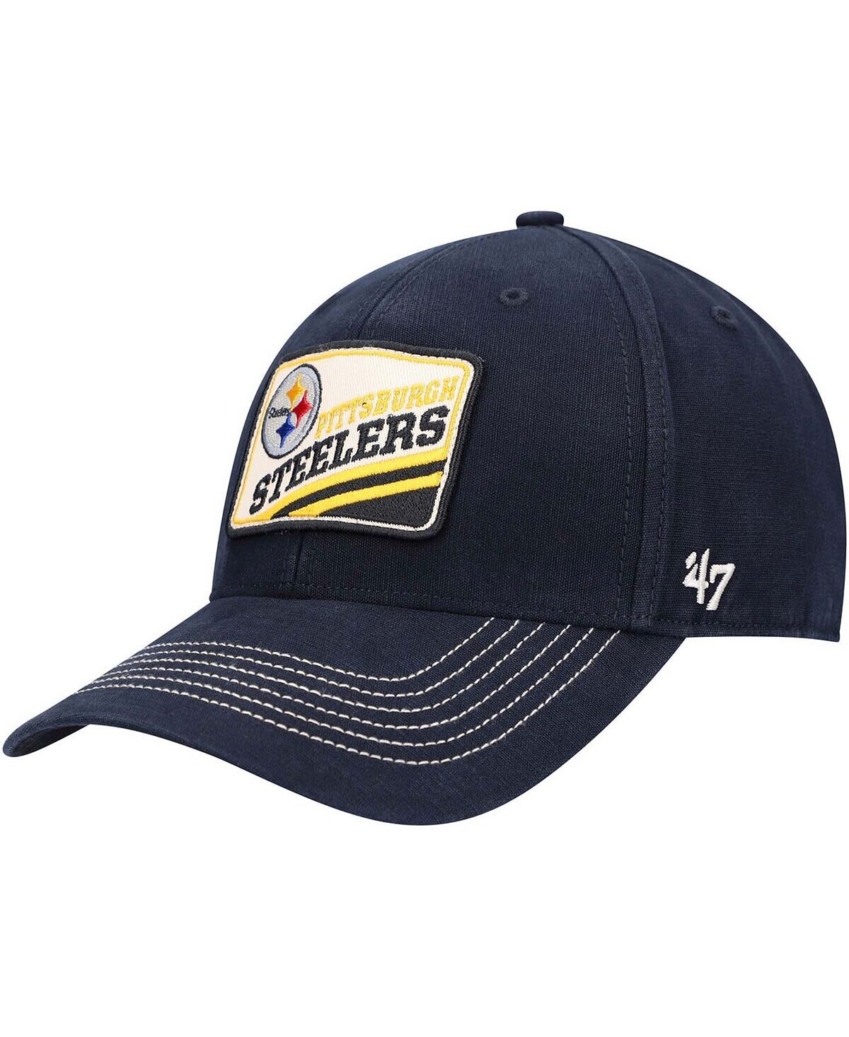 Мужская черная регулируемая кепка с логотипом Pittsburgh Steelers Upland MVP '47 Brand
Мужская черная регулируемая кепка с логотипом Pittsburgh Steelers Upland MVP '47 Brand