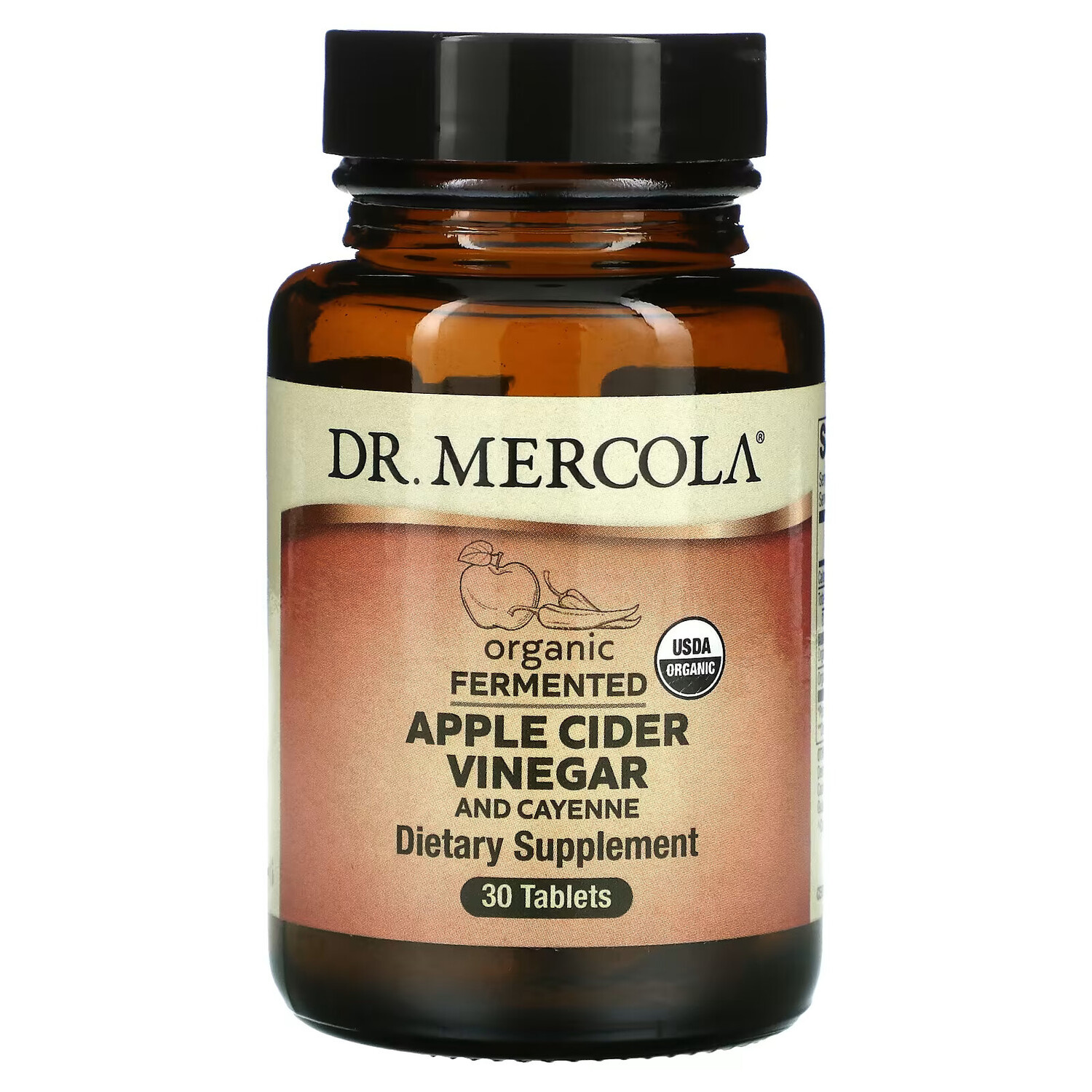 Dr. Mercola, Органические ферментированные яблочный уксус и кайенский перец, 30 таблеток
Dr. Mercola, Органические ферментированные яблочный уксус и кайенский перец, 30 таблеток