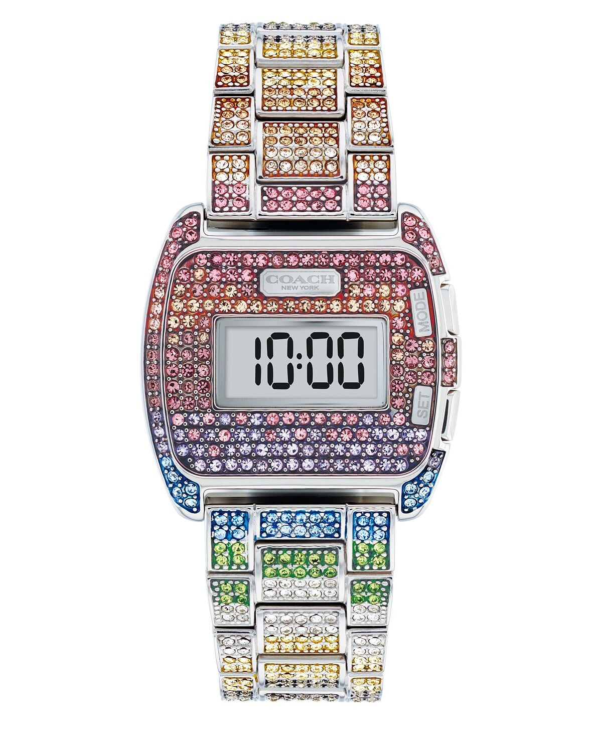 Женские часы darcy quartz multicolor из нержавеющей стали с кристаллами 30 мм x 30 мм COACH, мульти
Женские часы darcy quartz multicolor из нержавеющей стали с кристаллами 30 мм x 30 мм COACH, мульти