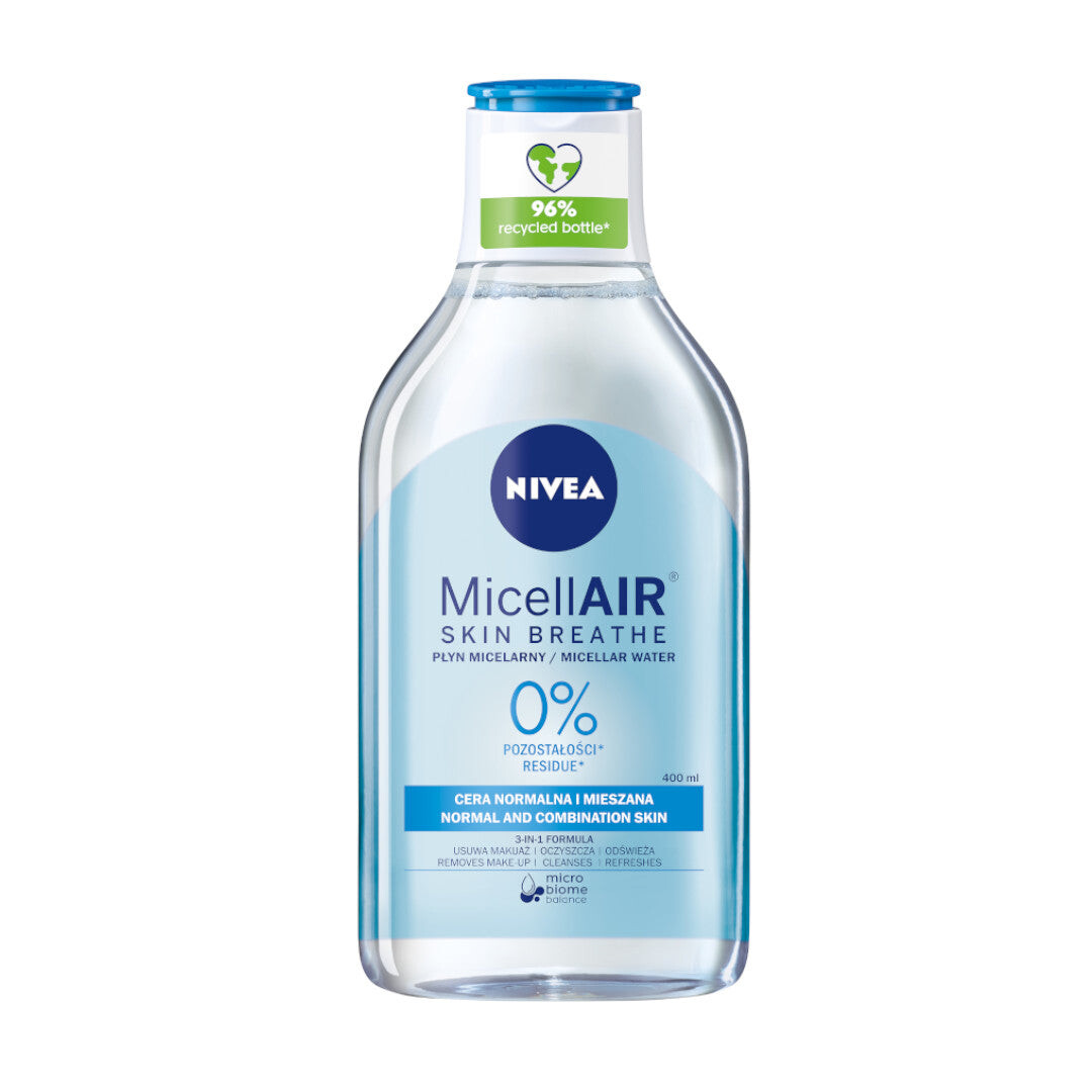Nivea MicellAir Skin Breathe ухаживающая мицеллярная вода для нормальной и комбинированной кожи 400мл
Nivea MicellAir Skin Breathe ухаживающая мицеллярная вода для нормальной и комбинированной кожи 400мл