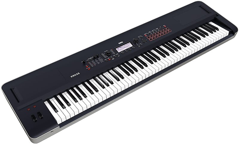 Korg Kross 2-88-MB 88-клавишная синтезаторная рабочая станция Super Matte Black Kross 2-88-MB 88-key Synthesizer Workstation
Korg Kross 2-88-MB 88-клавишная синтезаторная рабочая станция Super Matte Black Kross 2-88-MB 88-key Synthesizer Workstation
