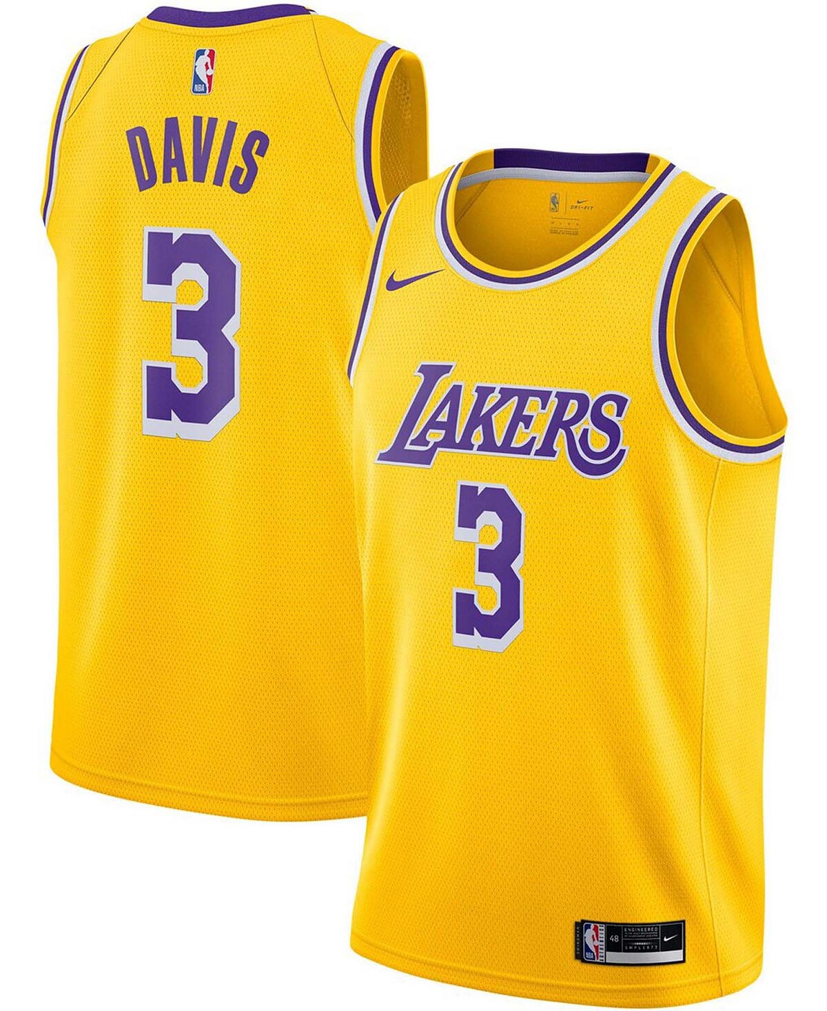 Мужская футболка los angeles lakers swingman, выпуск icon edition – энтони дэвис Nike
Мужская футболка los angeles lakers swingman, выпуск icon edition – энтони дэвис Nike