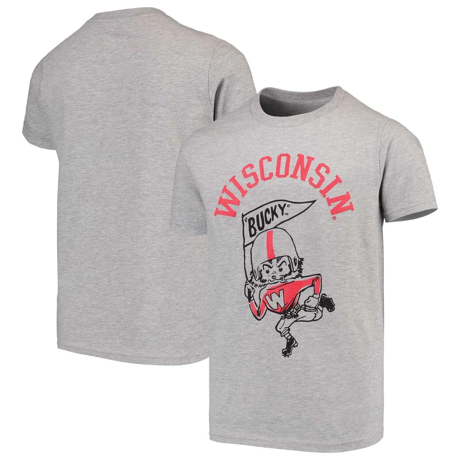 Молодежная серая футболка с короткими рукавами и логотипом Wisconsin Badgers Vault Outerstuff
Молодежная серая футболка с короткими рукавами и логотипом Wisconsin Badgers Vault Outerstuff