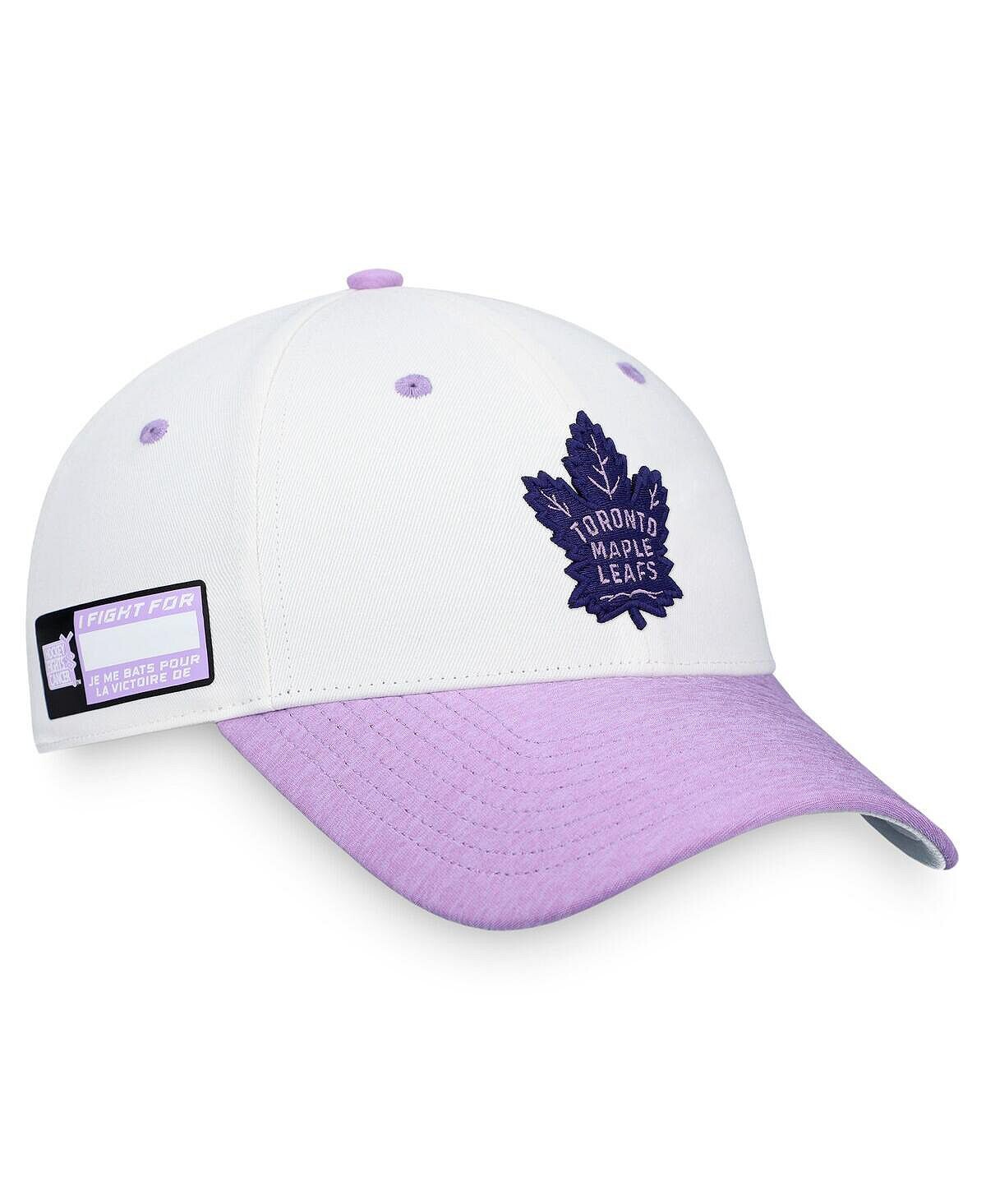 Мужская фирменная бело-фиолетовая кепка Toronto Maple Leafs 2022 Hockey Fights Cancer Authentic Pro Snapback Fanatics
Мужская фирменная бело-фиолетовая кепка Toronto Maple Leafs 2022 Hockey Fights Cancer Authentic Pro Snapback Fanatics