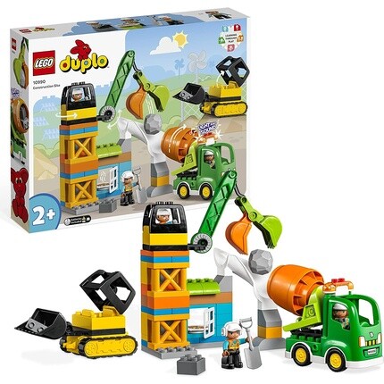 Конструктор Lego 10990 Duplo Construction Site с игрушечным краном, бульдозером и бетономешалкой
Конструктор Lego 10990 Duplo Construction Site с игрушечным краном, бульдозером и бетономешалкой