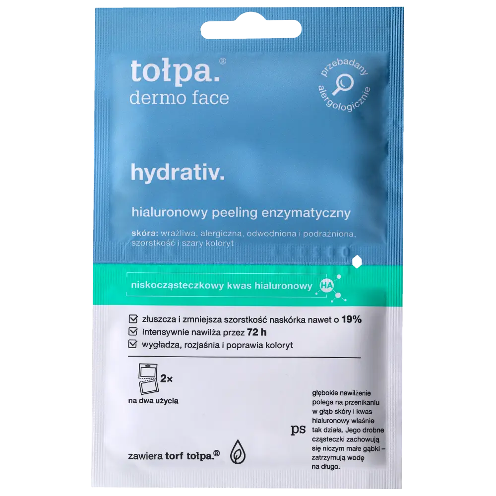 Tołpa Dermo Face Hydrativ гидроэнзимная маска-пилинг для лица, шеи и зоны декольте, 2х6 мл/1 уп.
Tołpa Dermo Face Hydrativ гидроэнзимная маска-пилинг для лица, шеи и зоны декольте, 2х6 мл/1 уп.