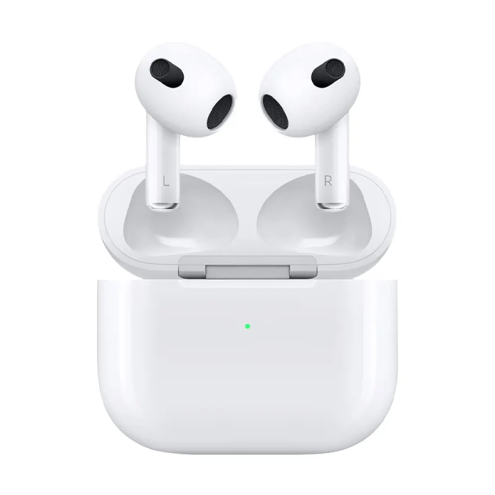 Беспроводные наушники Apple AirPods (третье поколение) с чехлом для беспроводной зарядки MagSafe
Беспроводные наушники Apple AirPods (третье поколение) с чехлом для беспроводной зарядки MagSafe