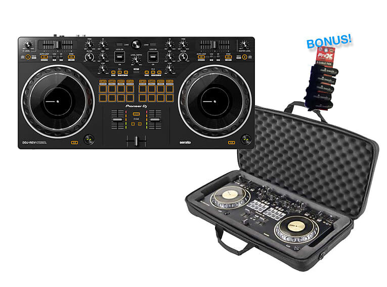 Pioneer DJ DDJ-REV1 Scratch Style 2-канальный DJ-контроллер с футляром K-REV1-BMREV1-5MT-DJ
Pioneer DJ DDJ-REV1 Scratch Style 2-канальный DJ-контроллер с футляром K-REV1-BMREV1-5MT-DJ