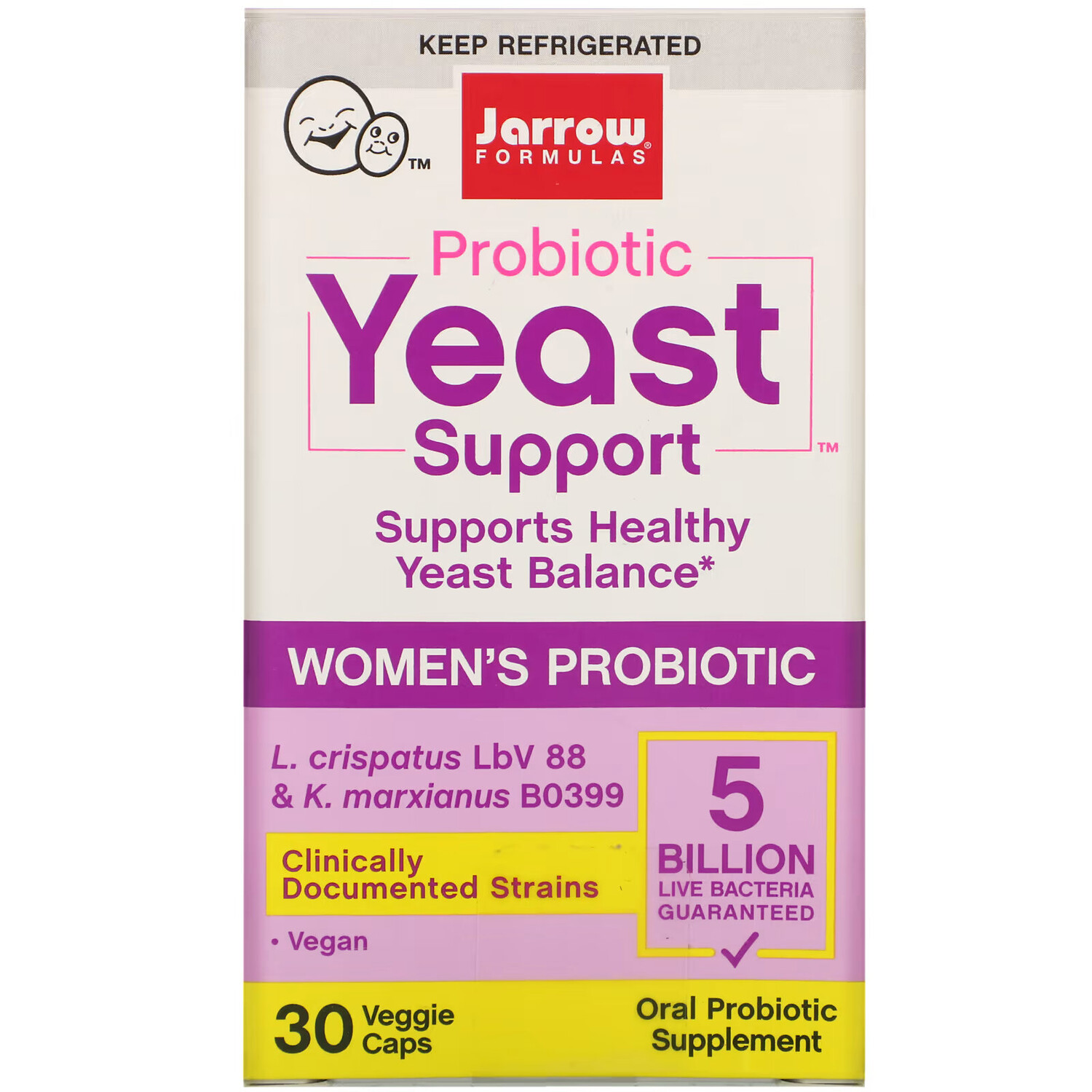 Jarrow Formulas, Probiotic Yeast Support, Женский пробиотик, 5 миллиардов, 30 вегетарианских капсул
Jarrow Formulas, Probiotic Yeast Support, Женский пробиотик, 5 миллиардов, 30 вегетарианских капсул