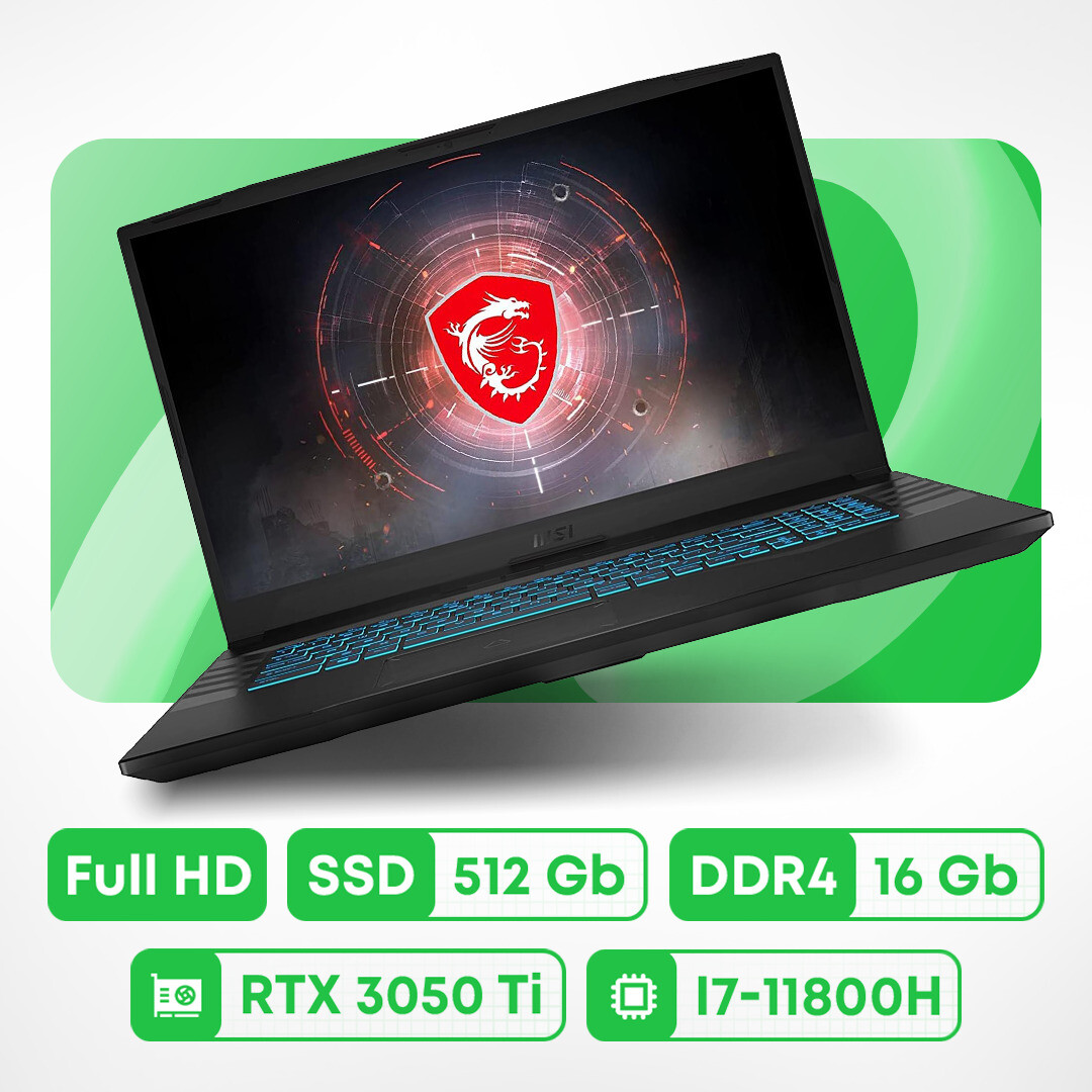 Игровой ноутбук MSI Crosshair 17 A11UDK, 17.3'', 16ГБ/512ГБ, i7-11800H, RTX3050Ti, титановый серый, англ. клавиатура
Игровой ноутбук MSI Crosshair 17 A11UDK, 17.3'', 16ГБ/512ГБ, i7-11800H, RTX3050Ti, титановый серый, англ. клавиатура