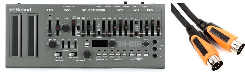 Синтезатор Roland SH-01A Boutique Series с секвенсором в комплекте с Roland RMIDI-B3 Black Series MIDI-кабелем — 3 фута RMIDI-B3=1 SH-01A=1
Синтезатор Roland SH-01A Boutique Series с секвенсором в комплекте с Roland RMIDI-B3 Black Series MIDI-кабелем — 3 фута RMIDI-B3=1 SH-01A=1