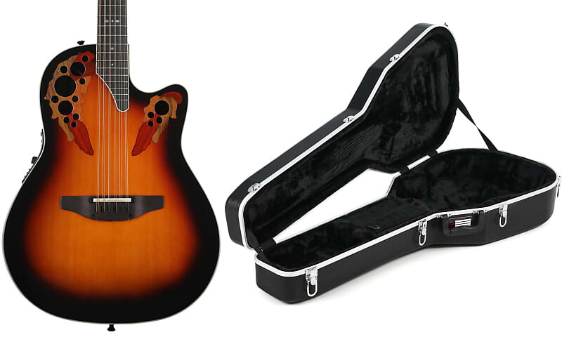 Ovation Timeless Elite Deep Contour 12-String Acoustic-Electric Guitar - New England Burst Bundle с Gator GC Series Deluxe ABS Guitar Case - Deep Contour и Mid-Depth Round-back Ovation + Gator .OV553.162=1 GC-DEEP BOWL=1
Ovation Timeless Elite Deep Contour 12-String Acoustic-Electric Guitar - New England Burst Bundle с Gator GC Series Deluxe ABS Guitar Case - Deep Contour и Mid-Depth Round-back Ovation + Gator .OV553.162=1 GC-DEEP BOWL=1
