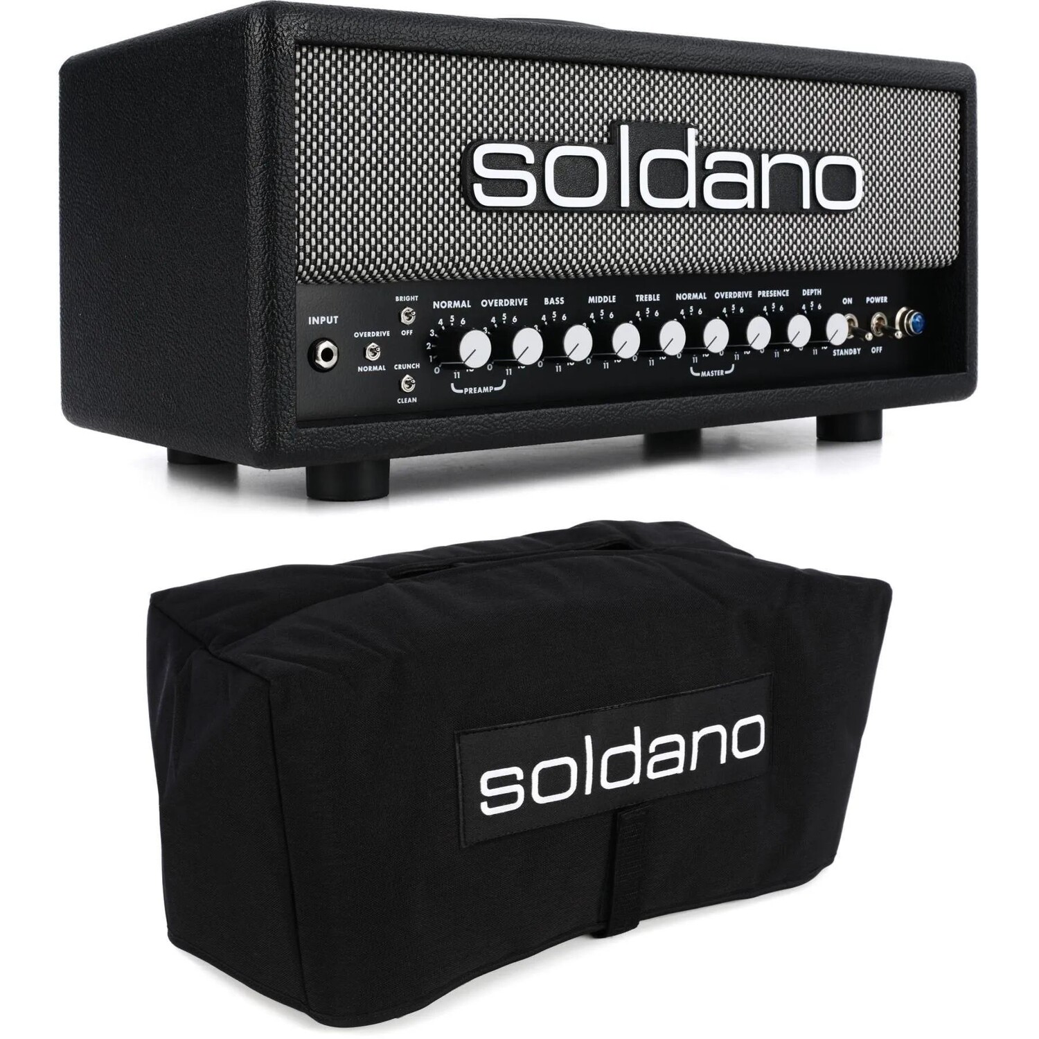 Новая ламповая головка Soldano SLO-30 Super Lead Overdrive мощностью 30 Вт с крышкой — решетка для соли и перца
Новая ламповая головка Soldano SLO-30 Super Lead Overdrive мощностью 30 Вт с крышкой — решетка для соли и перца