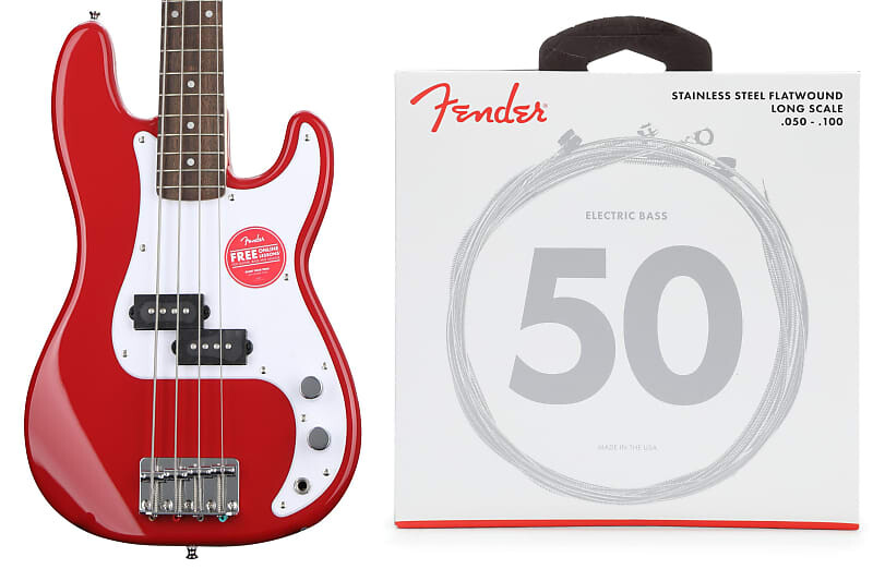 Squier Mini Precision Bass Electric Bass - Dakota Red с Laurel Fingerboard Bundle с Fender 9050ML Струны для бас-гитары с плоской обмоткой из нержавеющей стали - .050-.100 Medium Light Squier + Fender 0370127554=1 0739050405=1
Squier Mini Precision Bass Electric Bass - Dakota Red с Laurel Fingerboard Bundle с Fender 9050ML Струны для бас-гитары с плоской обмоткой из нержавеющей стали - .050-.100 Medium Light Squier + Fender 0370127554=1 0739050405=1