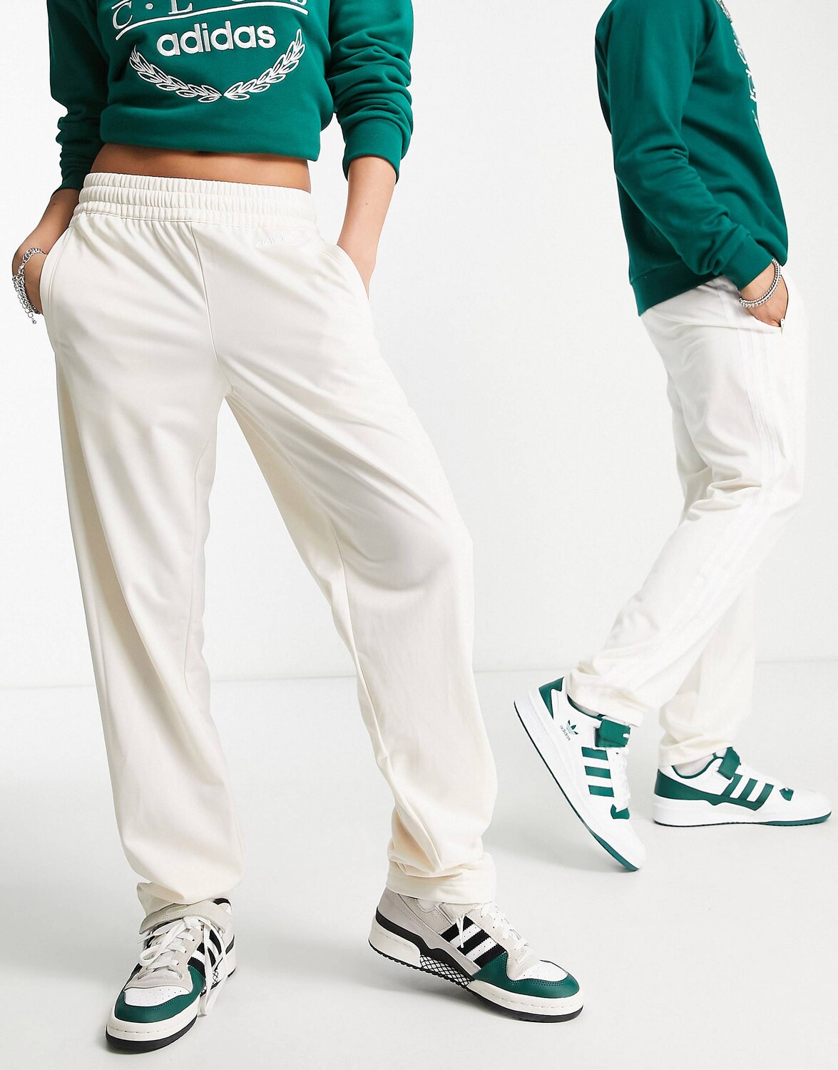 Белые широкие спортивные брюки с тремя полосками adidas Originals 'Sports Resort', Белый
Белые широкие спортивные брюки с тремя полосками adidas Originals 'Sports Resort', Белый