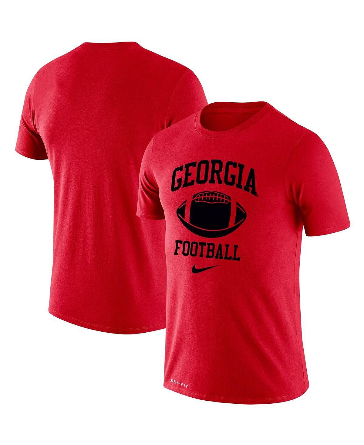 Мужская футболка red georgia bulldogs retro football lockup legend performance Nike, красный
Мужская футболка red georgia bulldogs retro football lockup legend performance Nike, красный