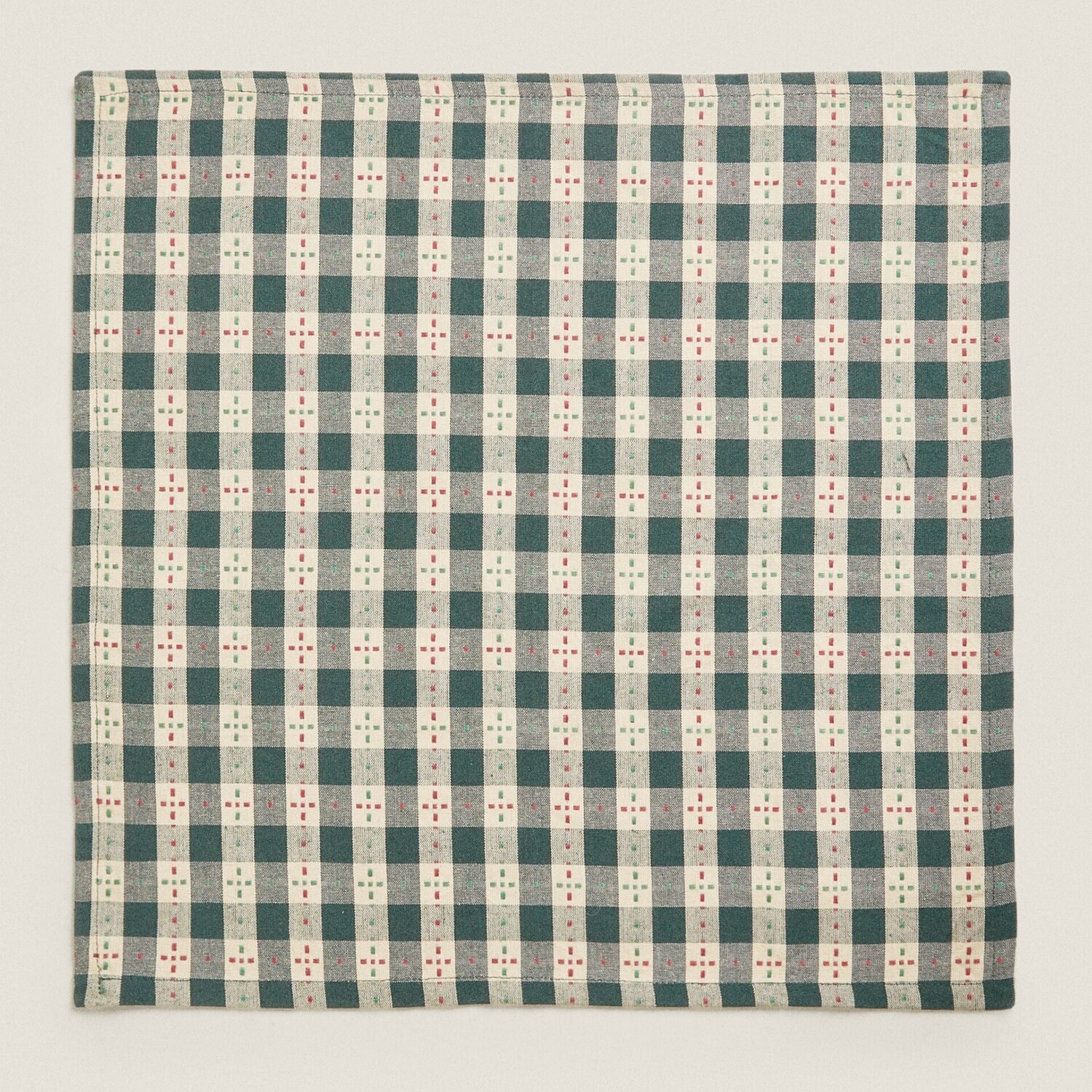 Набор салфеток Zara Home Of Check Christmas, 45 x 45 см, 2 предмета, зеленый/бежевый
Набор салфеток Zara Home Of Check Christmas, 45 x 45 см, 2 предмета, зеленый/бежевый