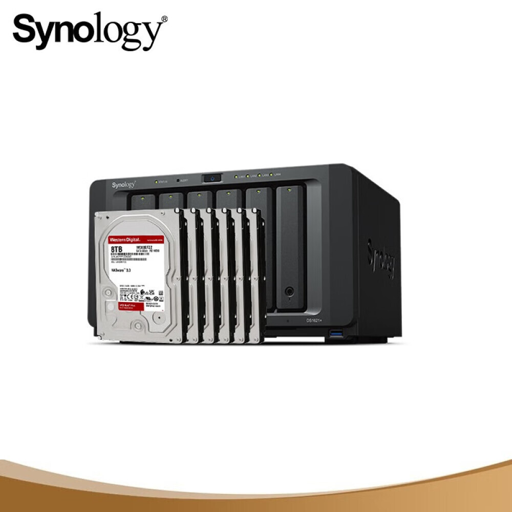 Сетевое хранилище Synology DS1621+ с 6 жесткими дисками Western Digital WD80EFZZ на 8 ТБ
Сетевое хранилище Synology DS1621+ с 6 жесткими дисками Western Digital WD80EFZZ на 8 ТБ