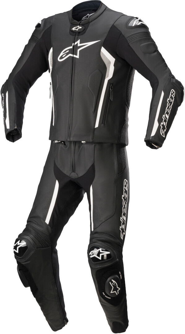 Alpinestars Missile V2 Двухкомнатный кожаный костюм для мотоциклов, черный/белый
Alpinestars Missile V2 Двухкомнатный кожаный костюм для мотоциклов, черный/белый