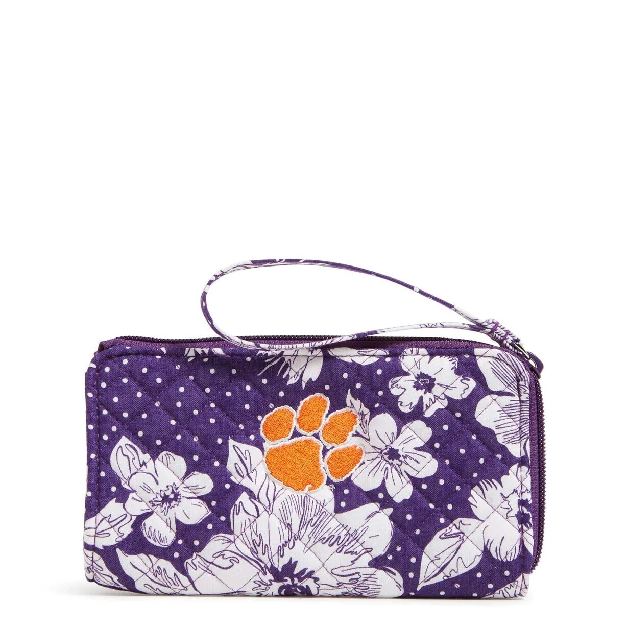 Кошелек Vera Bradley Cotton Collegiate Front Zip With Rfid Protection, фиолетовый/белый/оранжевый
Кошелек Vera Bradley Cotton Collegiate Front Zip With Rfid Protection, фиолетовый/белый/оранжевый