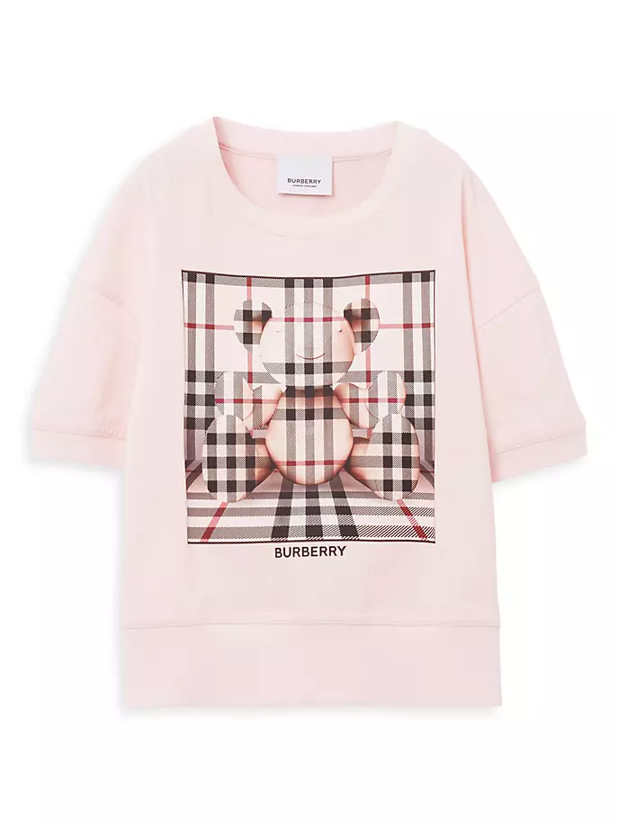 Футболка с медвежонком для маленьких девочек и девочек Burberry, цвет alabaster pink
Футболка с медвежонком для маленьких девочек и девочек Burberry, цвет alabaster pink