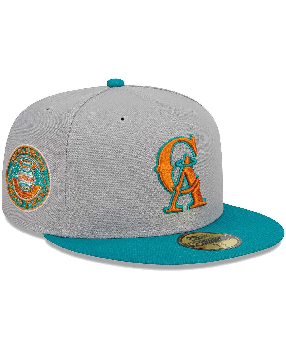 Мужская серо-бирюзовая шляпа California Angels Cooperstown Collection 59FIFTY. New Era
Мужская серо-бирюзовая шляпа California Angels Cooperstown Collection 59FIFTY. New Era