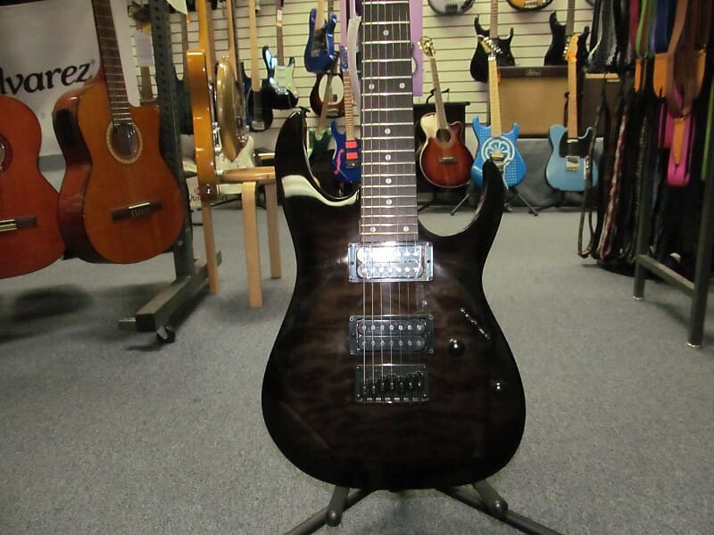 Электрогитара Ibanez Gio GRG7221QA - Transparent Black Sunburst Electric Guitar
Электрогитара Ibanez Gio GRG7221QA - Transparent Black Sunburst Electric Guitar