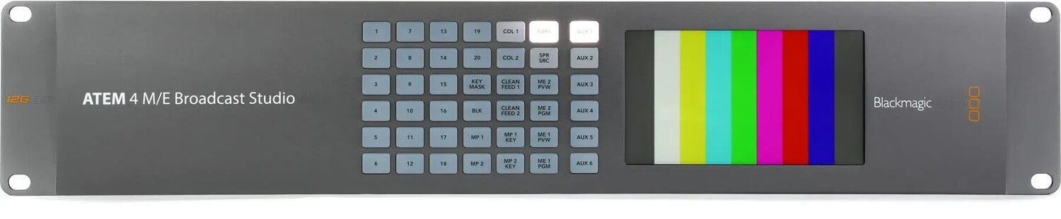 Blackmagic Design ATEM 4 M/E Broadcast Studio 4K Видеомикшер для прямых трансляций
Blackmagic Design ATEM 4 M/E Broadcast Studio 4K Видеомикшер для прямых трансляций