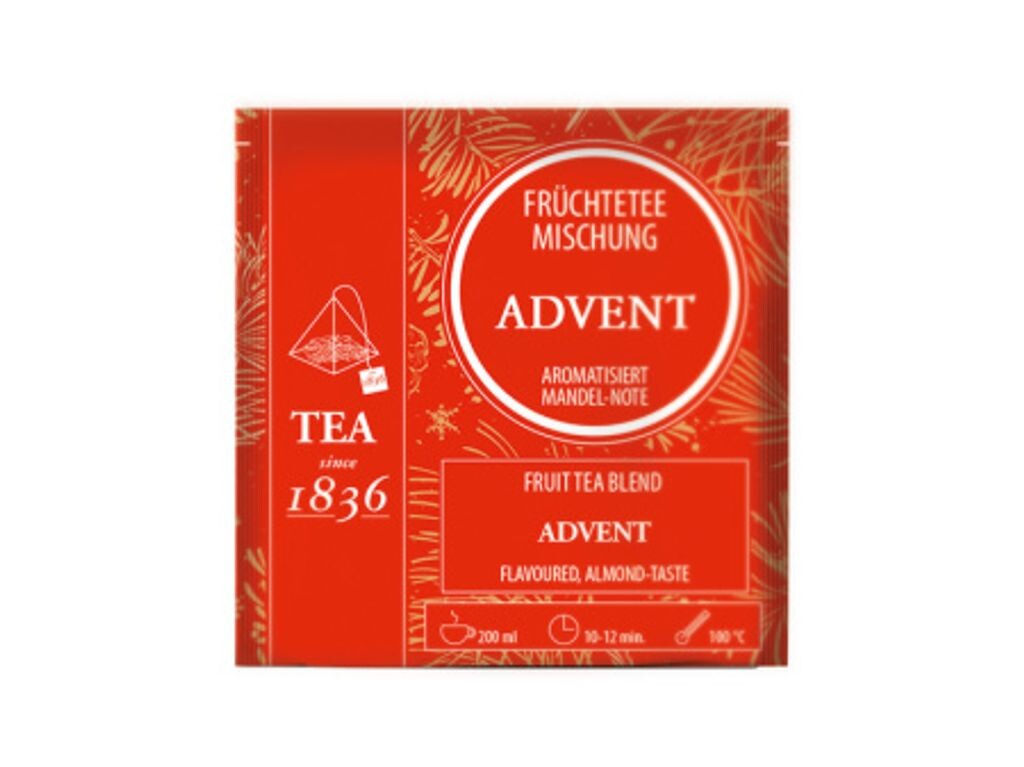 Фруктовый чайный микс Advent со вкусом миндаля 50 пакетиков-пирамидок в пакетике по 4 г Dethlefsen & Balk
Фруктовый чайный микс Advent со вкусом миндаля 50 пакетиков-пирамидок в пакетике по 4 г Dethlefsen & Balk