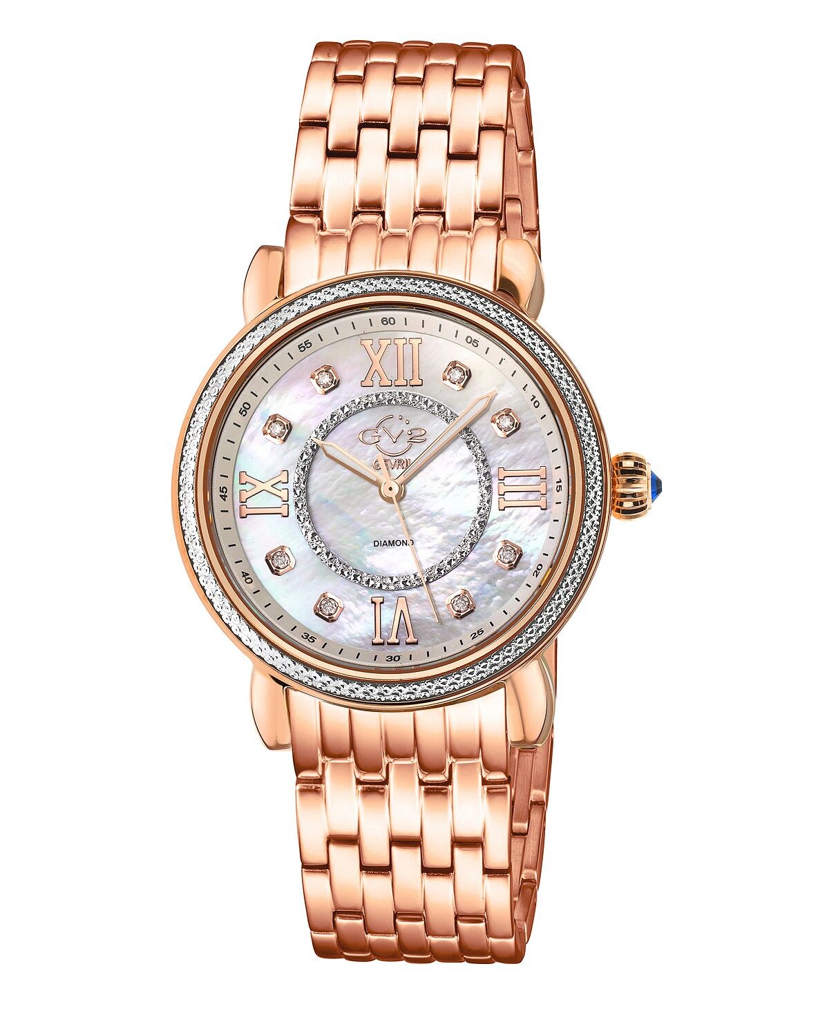 Женские часы Marsala Swiss Quartz Rose из нержавеющей стали 37 мм GV2 by Gevril
Женские часы Marsala Swiss Quartz Rose из нержавеющей стали 37 мм GV2 by Gevril