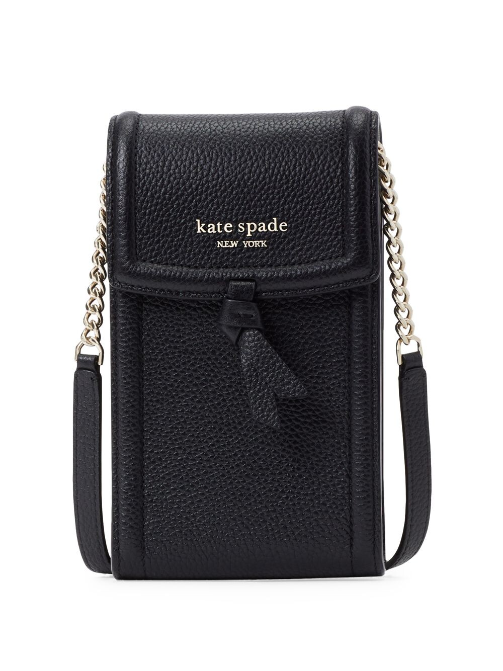 Сумка для телефона Knott из шагреневой кожи через плечо kate spade new york, черный
Сумка для телефона Knott из шагреневой кожи через плечо kate spade new york, черный
