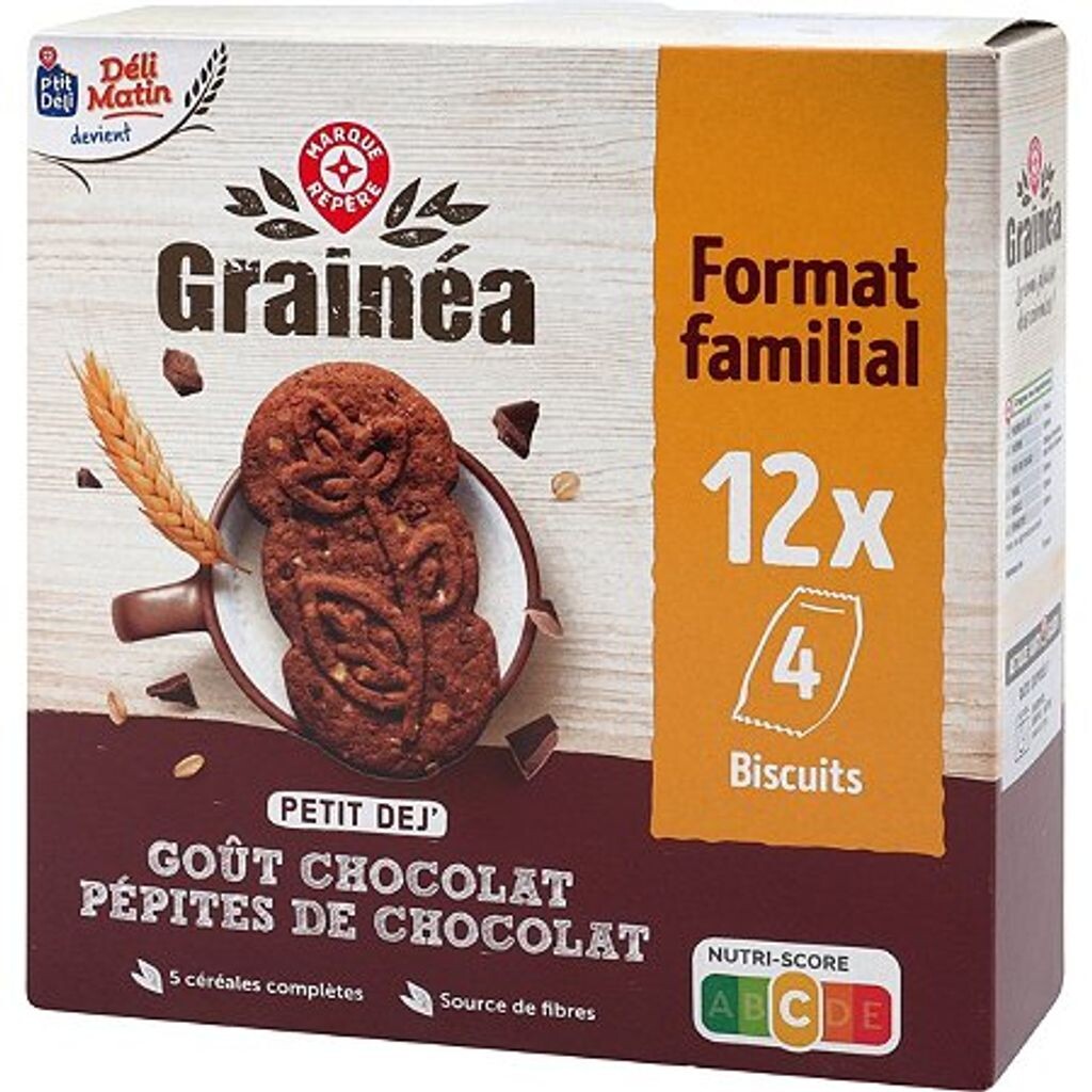 Печенье для завтрака со вкусом злаков и шоколада – 600 г – GRAINEA Frankreich
Печенье для завтрака со вкусом злаков и шоколада – 600 г – GRAINEA Frankreich