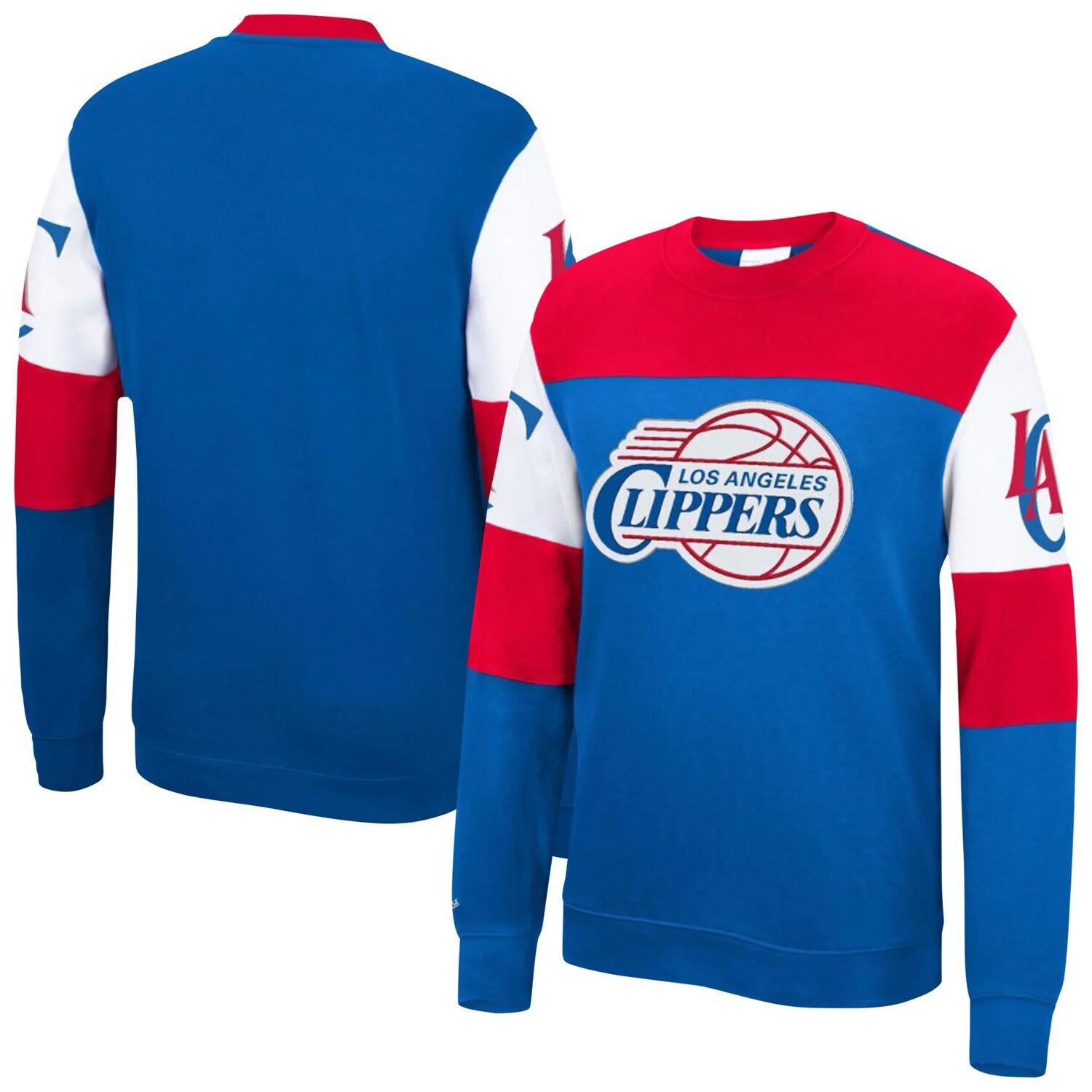 Мужской флисовый пуловер Mitchell & Ness Royal LA Clippers Perfect Season, толстовка
Мужской флисовый пуловер Mitchell & Ness Royal LA Clippers Perfect Season, толстовка