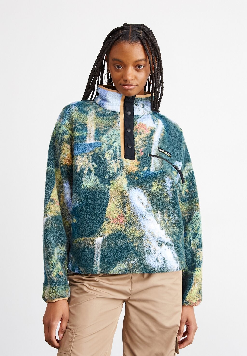 Флисовая толстовка Helvetia Cropped Half Snap Columbia, цвет napa green chas
Флисовая толстовка Helvetia Cropped Half Snap Columbia, цвет napa green chas