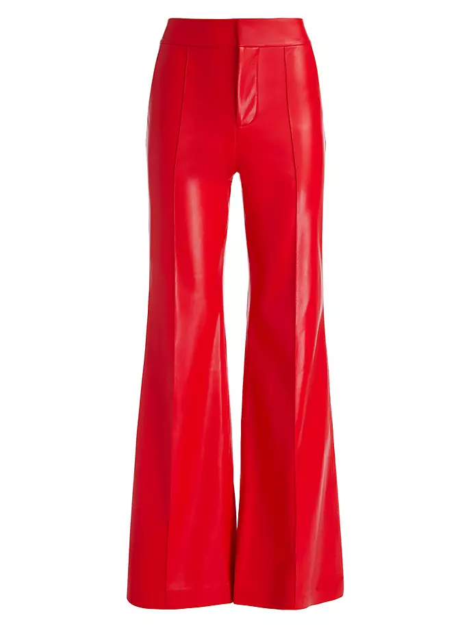 Брюки Dylan из веганской кожи с высокой посадкой Alice + Olivia, цвет bright ruby
Брюки Dylan из веганской кожи с высокой посадкой Alice + Olivia, цвет bright ruby