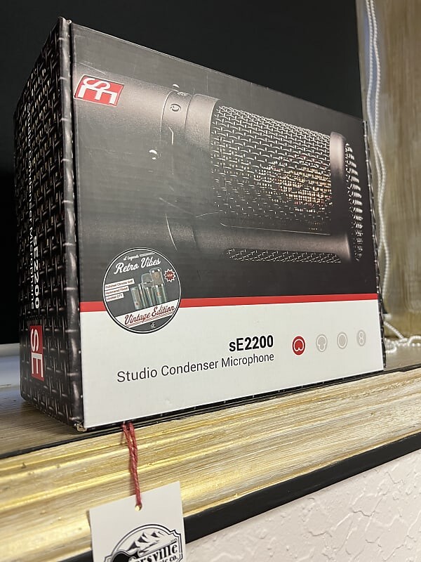 Конденсаторный микрофон sE Electronics sE2200a Large Diaphragm Cardioid Condenser Microphone
Конденсаторный микрофон sE Electronics sE2200a Large Diaphragm Cardioid Condenser Microphone