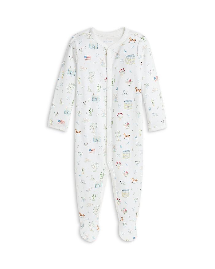 Комбинезон с принтом Polo Ralph Lauren для мальчиков RL Baby x Riley Sheehey — для малышей, белый
Комбинезон с принтом Polo Ralph Lauren для мальчиков RL Baby x Riley Sheehey — для малышей, белый