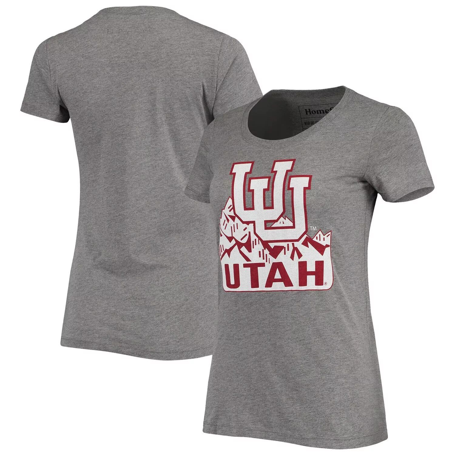Женская футболка Homefield Heathered Grey Utah Utes Vintage Mountains Tri-Blend
Женская футболка Homefield Heathered Grey Utah Utes Vintage Mountains Tri-Blend
